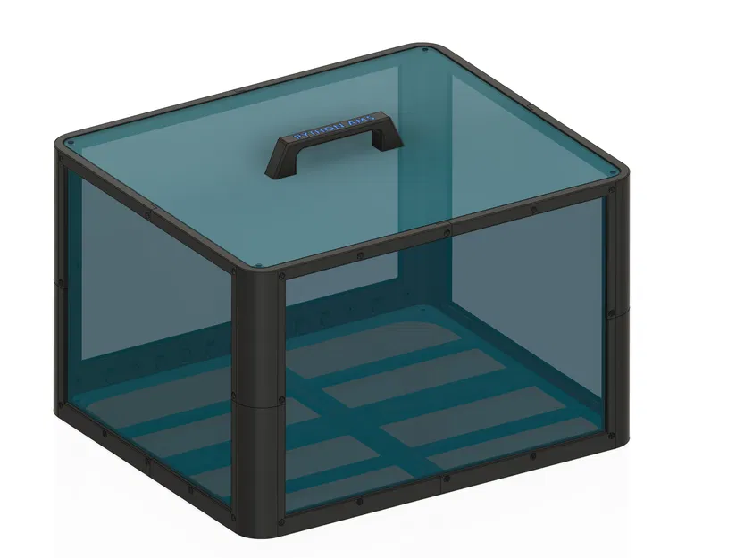 Python - Ultimate Bambu Lab AMS - Passively Dried Enclosure (STEP Files) - Image 1