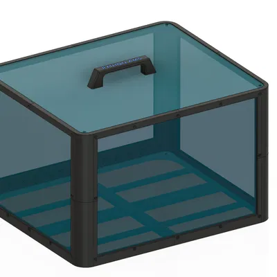 Python - Ultimate Bambu Lab AMS - Passively Dried Enclosure (STEP Files)