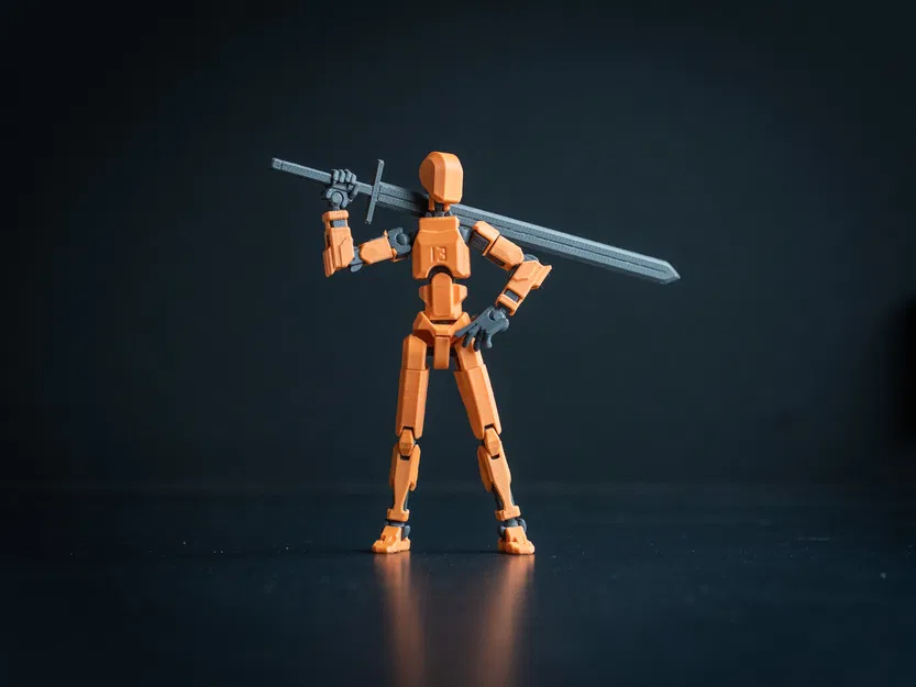 Đại Đao Zweihänder 3D Cho Mô Hình Dummy 13 - Image 1