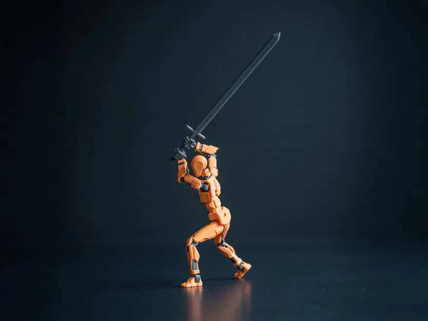 Đại Đao Zweihänder 3D Cho Mô Hình Dummy 13 - Image 2