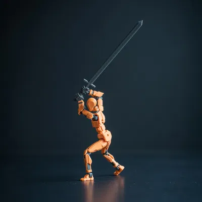 Đại Đao Zweihänder 3D Cho Mô Hình Dummy 13