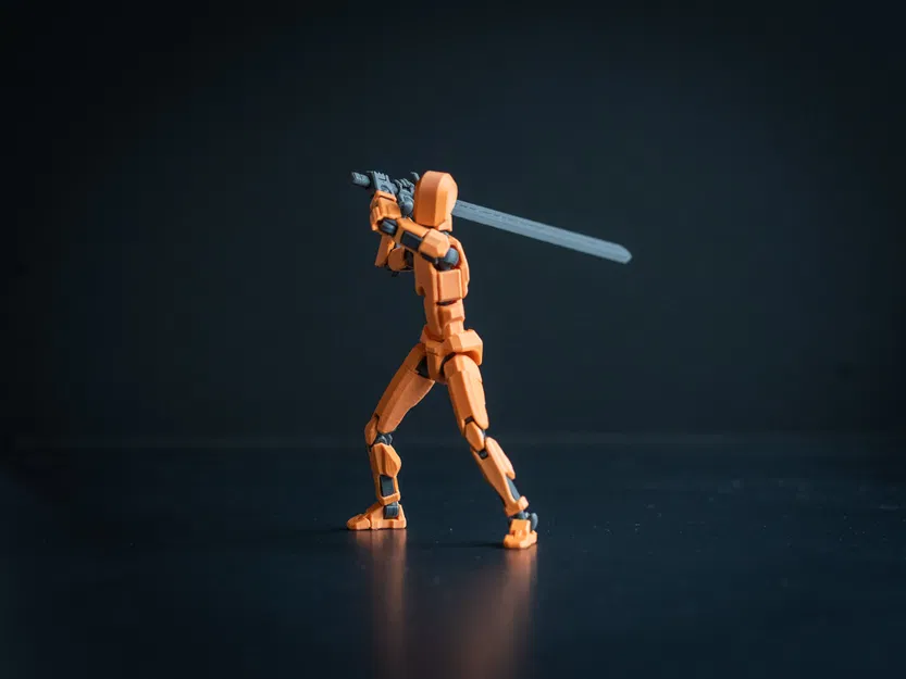 Đại Đao Zweihänder 3D Cho Mô Hình Dummy 13 - Image 3