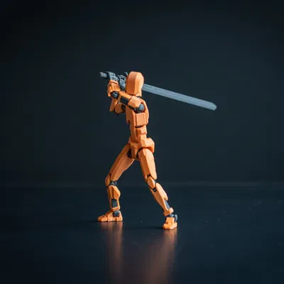 Đại Đao Zweihänder 3D Cho Mô Hình Dummy 13