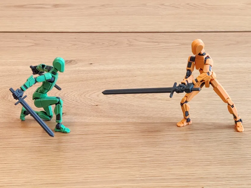 Đại Đao Zweihänder 3D Cho Mô Hình Dummy 13 - Image 4