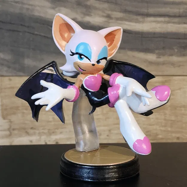 Bộ Figurine Team Dark: Shadow, Rouge, E123-Omega & Super Shadow (amiibo) - Image 3