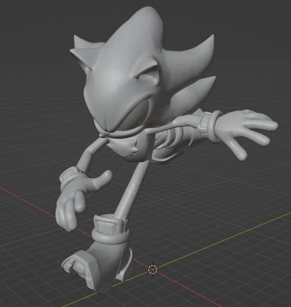 Mô hình amiibo Shadow the Hedgehog (tách trụ/thân) - Image 1