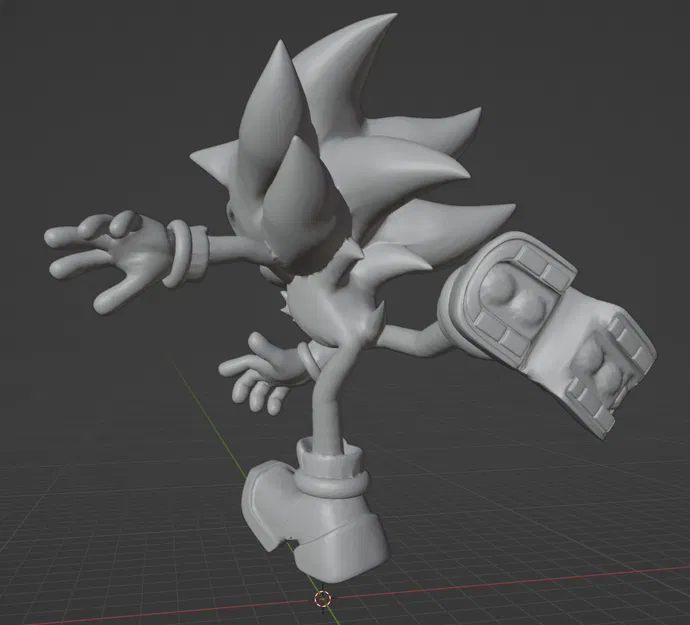 Mô hình amiibo Shadow the Hedgehog (tách trụ/thân) - Image 4