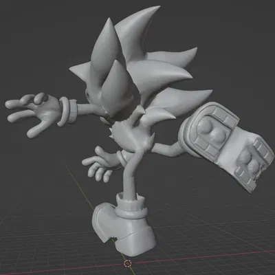 Mô hình amiibo Shadow the Hedgehog (tách trụ/thân)