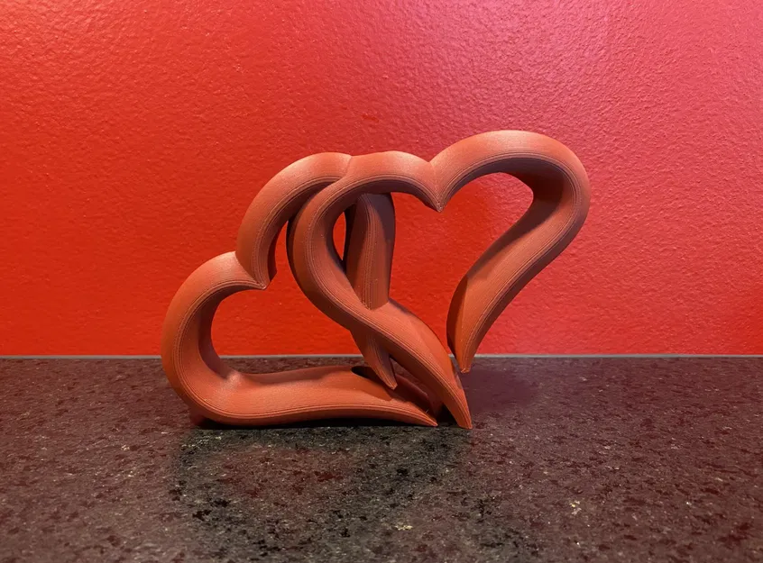 Kệ Hoa Trái Tim Đôi - Trang Trí Valentine Lãng Mạn - Image 2