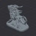 Forest Hound: Mô hình Sinh Vật Rừng Nguyên Tố 3D - Thumbnail 4