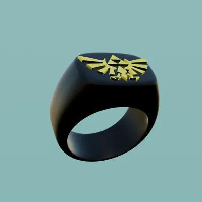 Nhẫn Signet Biểu Tượng The Legend of Zelda - Quà Tặng Game Thủ