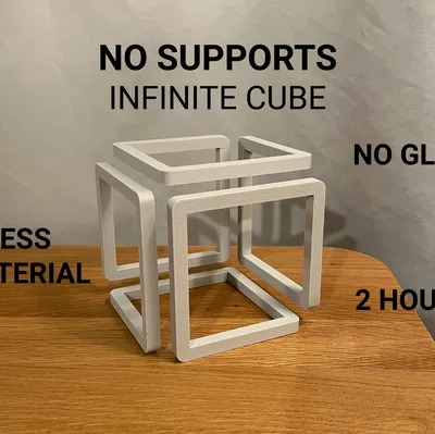 Infinite Cube - Không cần Supports, Không cần keo dán