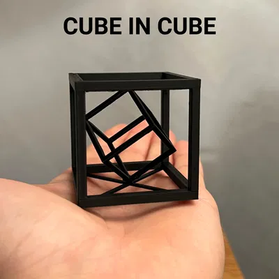 Cube in Cube Decoration – Khối Lập Phương Lồng Nhau Trang Trí