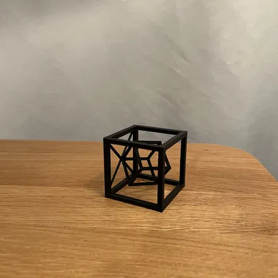 Cube in Cube Decoration – Khối Lập Phương Lồng Nhau Trang Trí