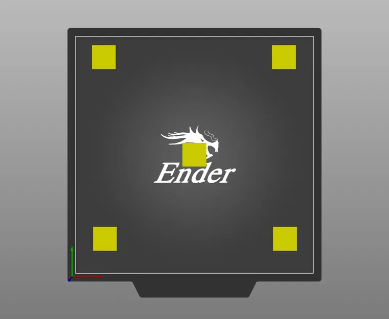 Mẫu Test Cân Bằng Mặt Bàn Máy In 3D Ender 3 Pro - Image 1