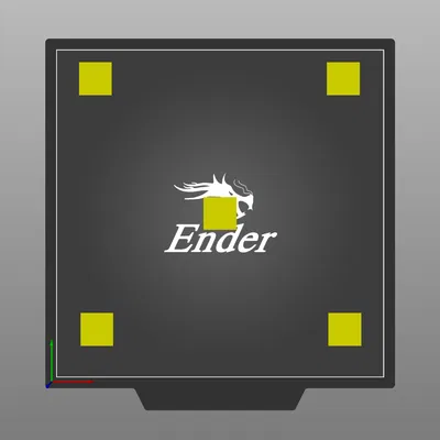 Mẫu Test Cân Bằng Mặt Bàn Máy In 3D Ender 3 Pro