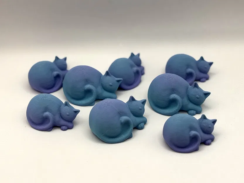 Tượng Mèo Ngủ (Sleeping Cat Figurine) - Image 1