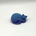 Tượng Mèo Ngủ (Sleeping Cat Figurine) - Thumbnail 2