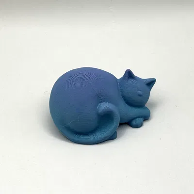 Tượng Mèo Ngủ (Sleeping Cat Figurine)