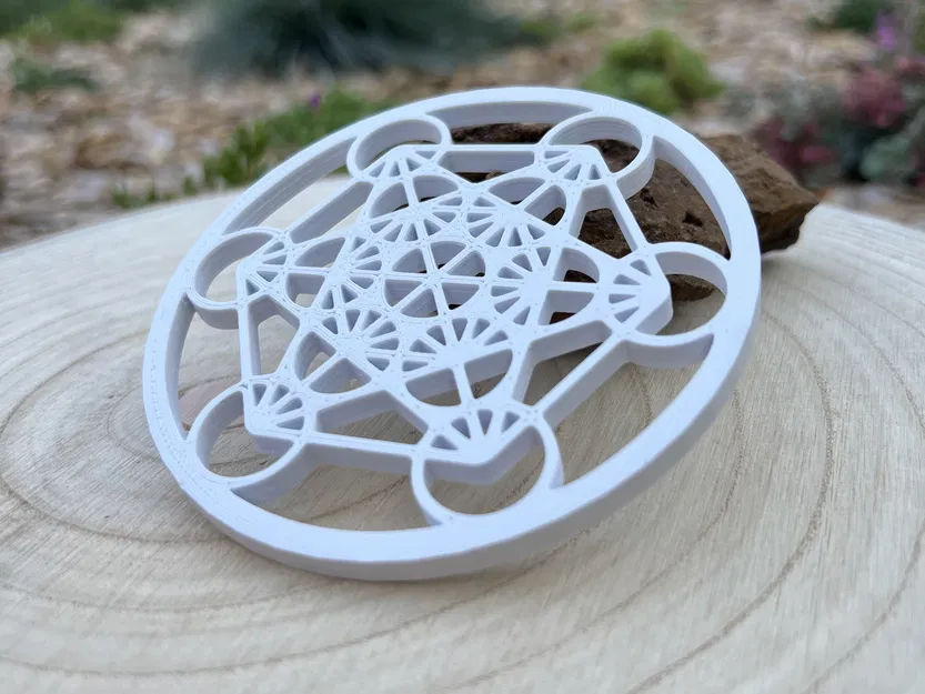 Lót Ly Metatron’s Cube (Metatron's Cube Coaster) - Image 1