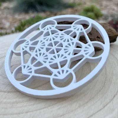 Lót Ly Metatron’s Cube (Metatron's Cube Coaster)