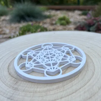 Lót Ly Metatron’s Cube (Metatron's Cube Coaster)
