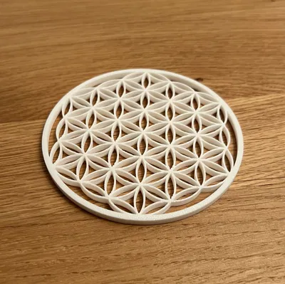 Đế Lót Ly Flower of Life – Nét Mảnh (Fine Lines)