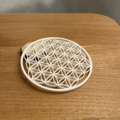 Đế Lót Ly Flower of Life – Nét Mảnh (Fine Lines)