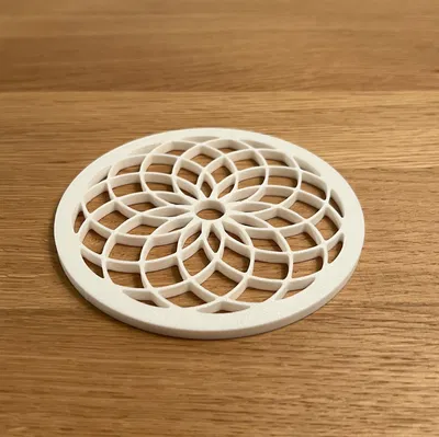 Đế Lót Ly Mandala Hoa Sen (Lotus Mandala Coaster)