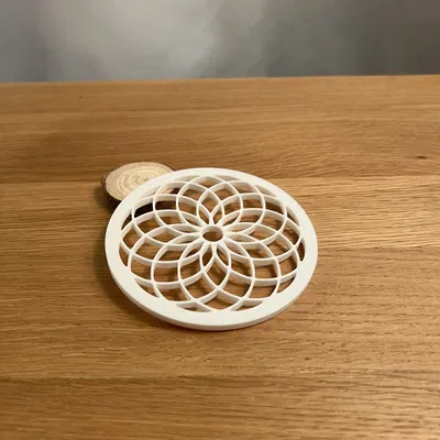 Đế Lót Ly Mandala Hoa Sen (Lotus Mandala Coaster)