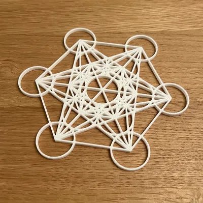 Miếng lót ly Metatron's Cube Coaster 2.0