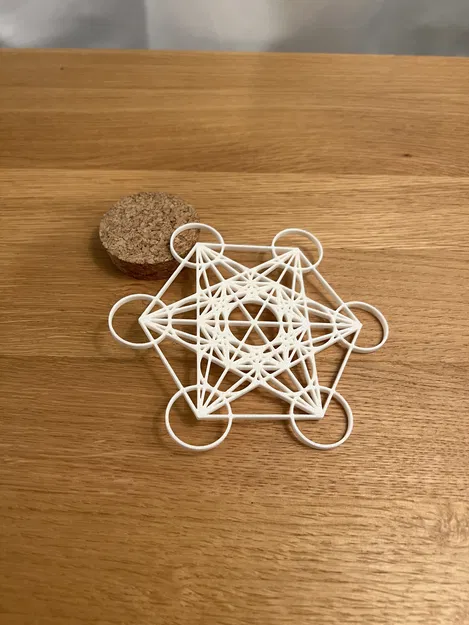 Miếng lót ly Metatron's Cube Coaster 2.0 - Image 2