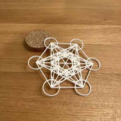 Miếng lót ly Metatron's Cube Coaster 2.0