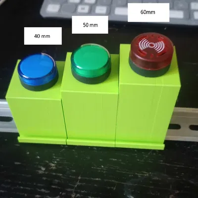 Đế gắn đui đèn cho TH35 DIN Rail (TH35 DIN Rail Lamp Holder Base)