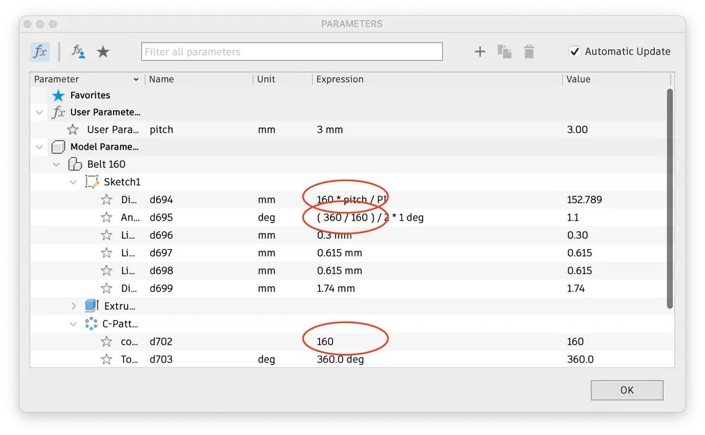 Dây đai GT2 Timing Belt (Parametric, chỉnh pitch & chiều dài) - Image 2