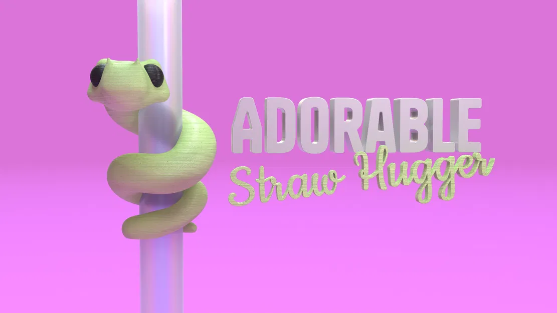 Rắn May Mắn - Ôm Ống Hút (Lucky Snake - Straw Hugger) - Image 1