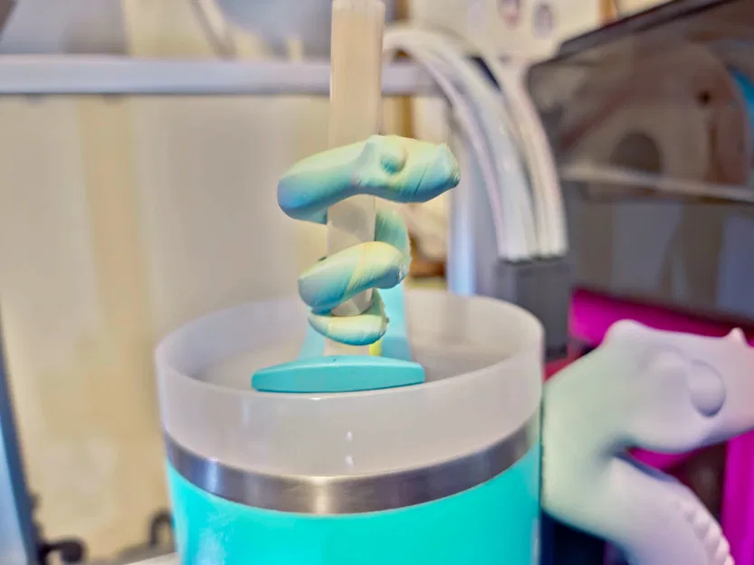 Rắn May Mắn - Ôm Ống Hút (Lucky Snake - Straw Hugger) - Image 2