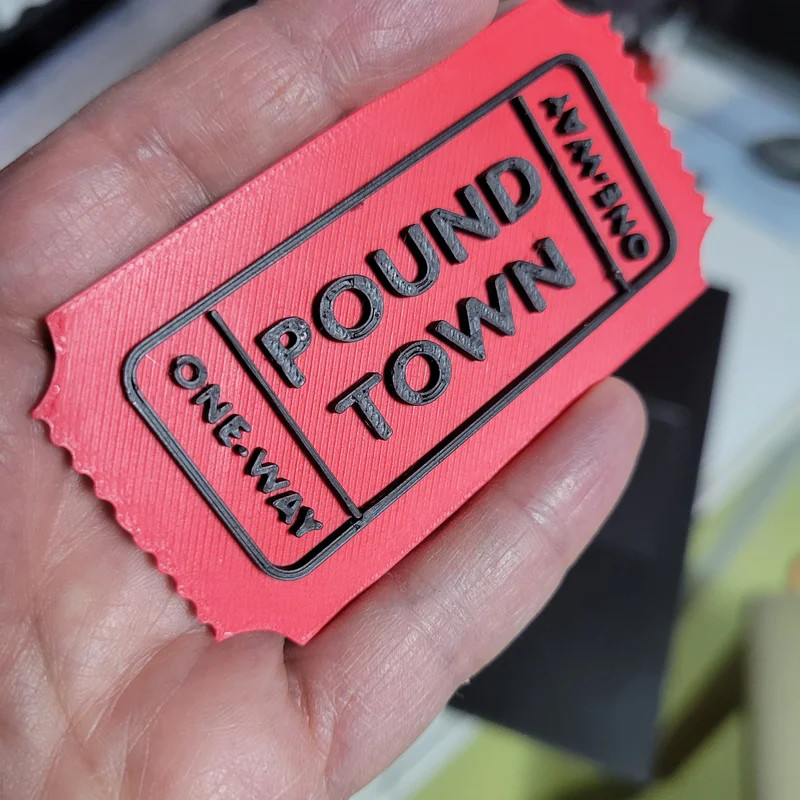 Vé 01 chiều 'Pound Town' - Quà tặng Valentine độc đáo