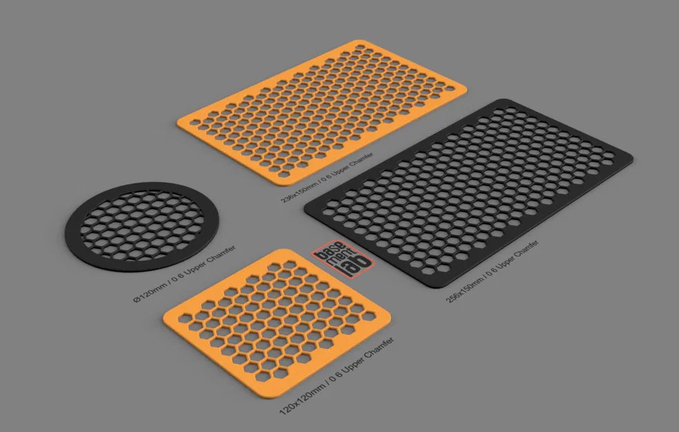 Nắp che Wall Grid Honeycomb 120x120/150x256/150x236/Ø120mm - Image 1