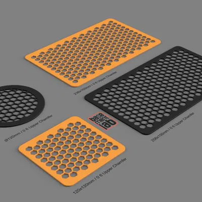 Nắp che Wall Grid Honeycomb 120x120/150x256/150x236/Ø120mm