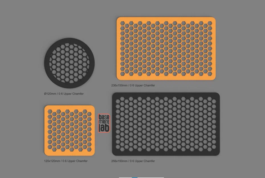 Nắp che Wall Grid Honeycomb 120x120/150x256/150x236/Ø120mm - Image 2