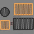 Nắp che Wall Grid Honeycomb 120x120/150x256/150x236/Ø120mm - Thumbnail 2