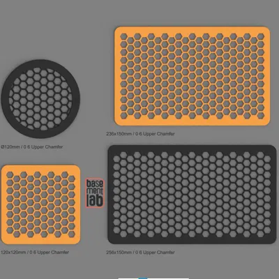 Nắp che Wall Grid Honeycomb 120x120/150x256/150x236/Ø120mm