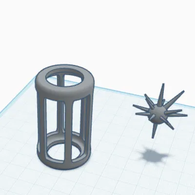 Mô Hình 3D "Nhím Trong Lồng" - Đồ Chơi Thử Thách Trí Tuệ