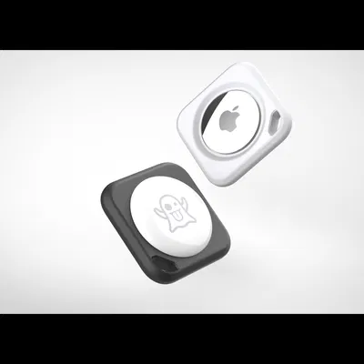 New Square Air Tag Secure Holder – Giá đỡ AirTag vuông gắn key ring