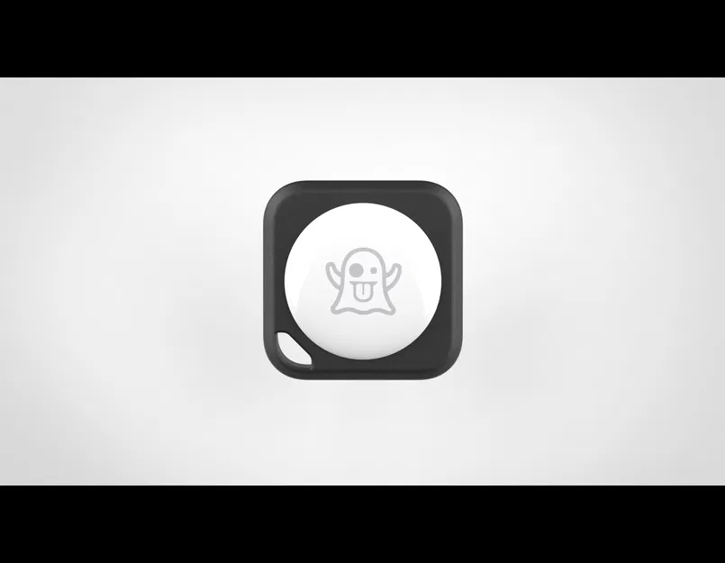 New Square Air Tag Secure Holder – Giá đỡ AirTag vuông gắn key ring - Image 2