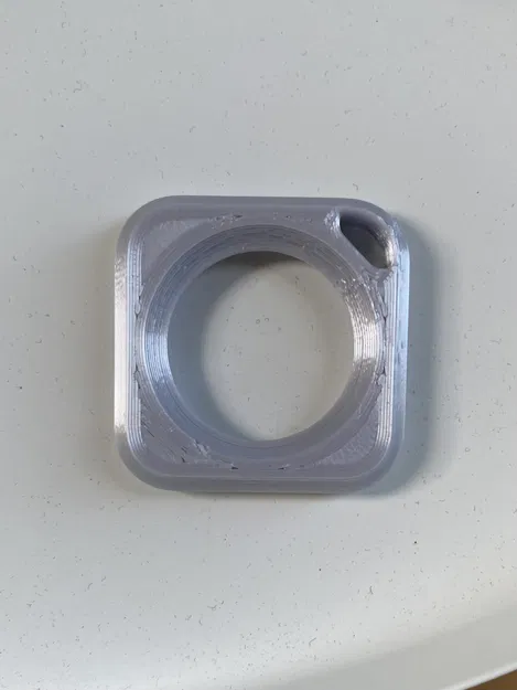 New Square Air Tag Secure Holder – Giá đỡ AirTag vuông gắn key ring - Image 3