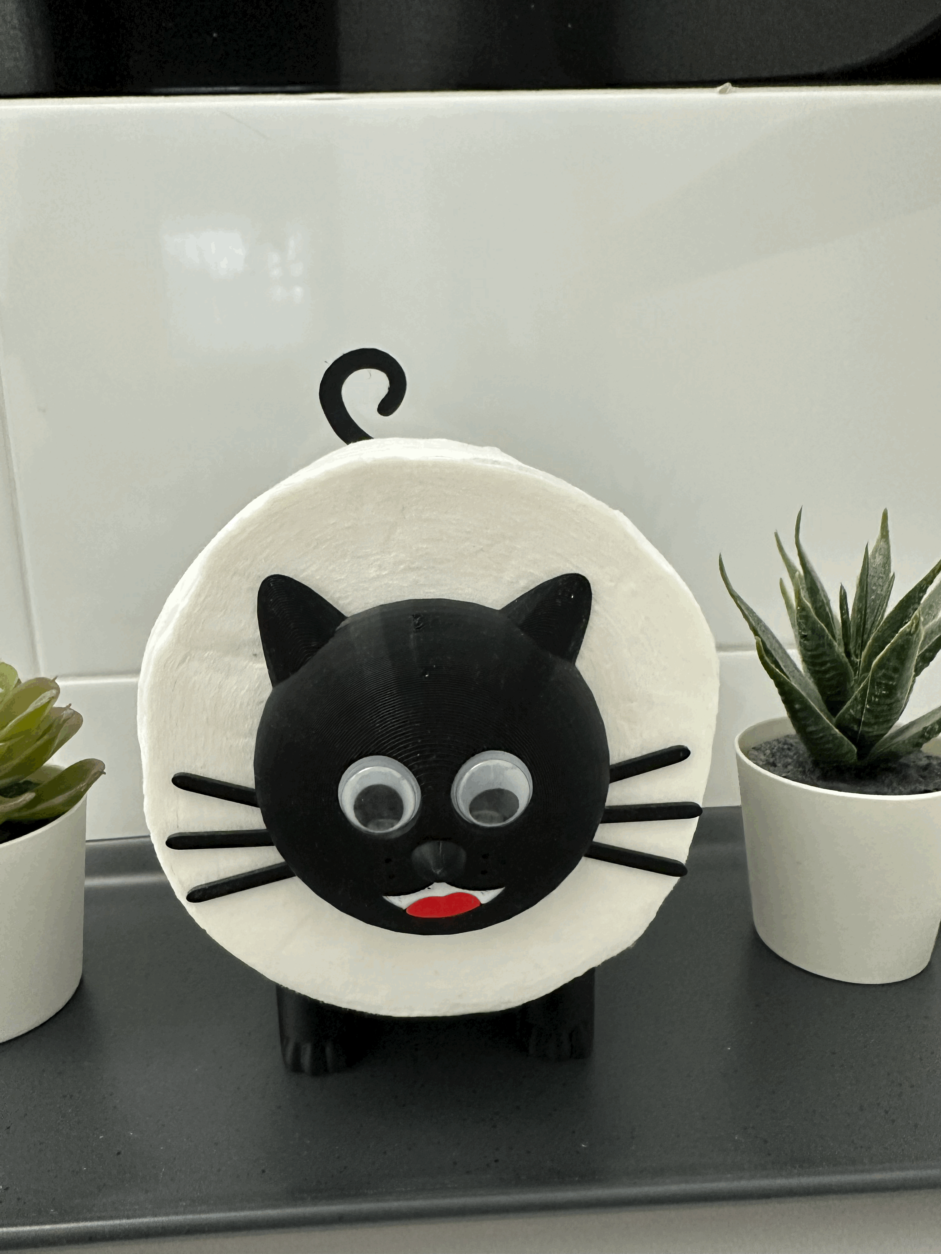 Giá Đỡ Giấy Vệ Sinh Hình Mèo (Cat Toilet Paper Holder) - Image 1
