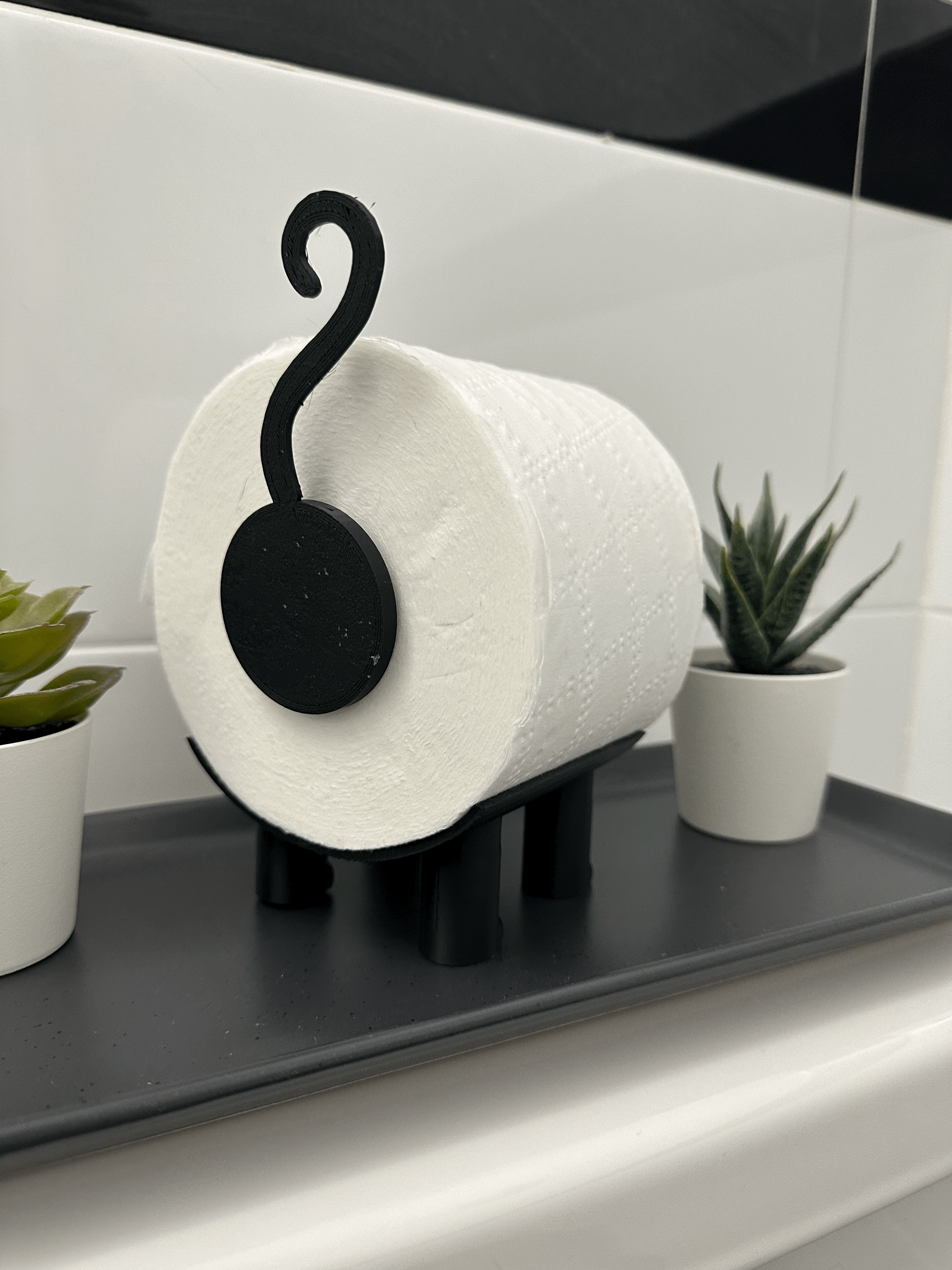 Giá Đỡ Giấy Vệ Sinh Hình Mèo (Cat Toilet Paper Holder) - Image 3
