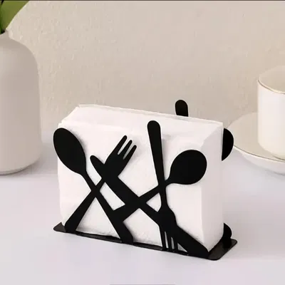 Kệ Đựng Khăn Giấy Hình Muỗng Nĩa Độc Đáo